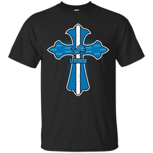 Load image into Gallery viewer, Cross Shirt For Jesus And Detroit Lions Fans T - Shirt For Men