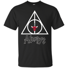 Load image into Gallery viewer, Deathly Hallows For Chicago Bulls And Harry Potter Fans T - Shirt For Men