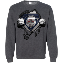 Load image into Gallery viewer, Shirt For Winnipeg Jets And Superman Fans Sweatshirt