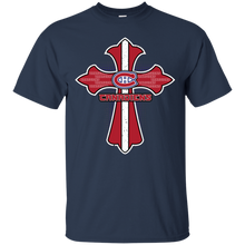 Load image into Gallery viewer, Cross Shirt For Jesus And Montreal Canadiens Fans T - Shirt For Men