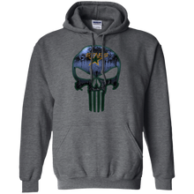 Load image into Gallery viewer, Dallas Stars Hockey The Punisher Skull Hoodie Shirt