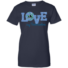 Load image into Gallery viewer, Glitter Love For Minnesota Timberwolves Fans T-Shirt For Women