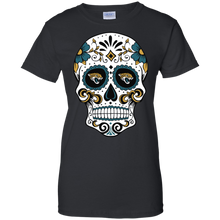 Load image into Gallery viewer, Jacksonville Jaguars Sugar Skull T-Shirt For Women