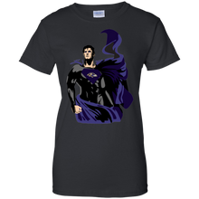 Load image into Gallery viewer, Superman Baltimore Ravens Shirt For Fans T-Shirt For Women