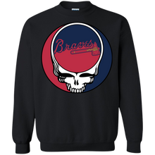 Load image into Gallery viewer, Atlanta Braves Baseball Grateful Dead Steal Your Face Sweatshirt