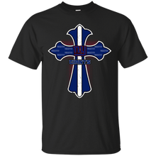 Load image into Gallery viewer, Cross Shirt For Jesus And New York Giants Fans T - Shirt For Men