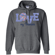 Load image into Gallery viewer, Glitter Love For Oklahoma City Thunder Fans Hoodie Shirt