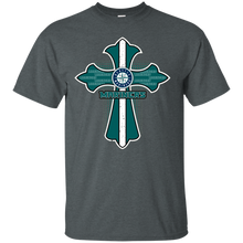 Load image into Gallery viewer, Cross Shirt For Jesus And Seattle Mariners Fans T - Shirt For Men