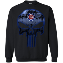 Load image into Gallery viewer, Chicago Cubs Baseball The Punisher Skull Sweatshirt