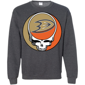 Anaheim Ducks Hockey Grateful Dead Steal Your Face Sweatshirt