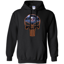 Load image into Gallery viewer, New York Islanders Hockey The Punisher Skull Hoodie Shirt