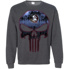 Load image into Gallery viewer, Florida State Seminoles Football The Punisher Skull Sweatshirt