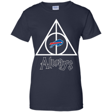 Load image into Gallery viewer, Deathly Hallows For Buffalo Bills And Harry Potter Fans T-Shirt For Women