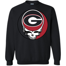 Load image into Gallery viewer, Georgia Bulldogs Footballl Grateful Dead Steal Your Face Sweatshirt