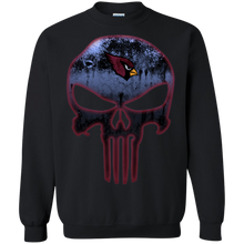 Load image into Gallery viewer, Arizona Cardinals Football The Punisher Skull Sweatshirt