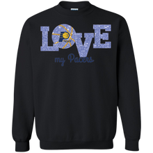 Load image into Gallery viewer, Glitter Love For Indiana Pacers Fans Sweatshirt