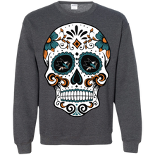 Load image into Gallery viewer, San Jose Sharks Sugar Skull Sweatshirt