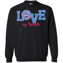 Load image into Gallery viewer, Glitter Love For Houston Rockets Fans Sweatshirt
