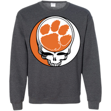Load image into Gallery viewer, Clemson Tiger_paw Footballl Grateful Dead Steal Your Face Sweatshirt