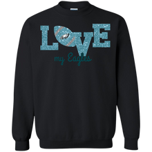 Load image into Gallery viewer, Glitter Love For Philadelphia Eagles Fans Sweatshirt