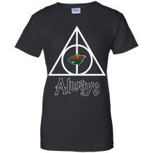 Load image into Gallery viewer, Deathly Hallows For Minnesota Wild And Harry Potter Fans T-Shirt For Women