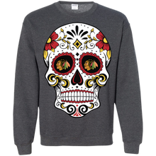 Load image into Gallery viewer, Chicago Blackhawks Sugar Skull Sweatshirt
