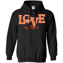 Load image into Gallery viewer, Glitter Love For Philadelphia Flyers Fans Hoodie Shirt