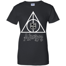 Load image into Gallery viewer, Deathly Hallows For Los Angeles Kings And Harry Potter Fans T-Shirt For Women