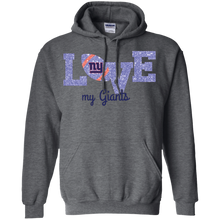 Load image into Gallery viewer, Glitter Love For New York Giants Fans Hoodie Shirt