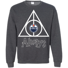 Load image into Gallery viewer, Deathly Hallows For Edmonton Oilers And Harry Potter Fans Sweatshirt
