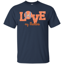 Load image into Gallery viewer, Glitter Love For Miami Marlins Fans T - Shirt For Men