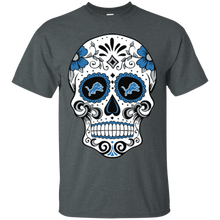 Load image into Gallery viewer, Detroit Lions Sugar Skull T - Shirt For Men