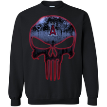 Load image into Gallery viewer, Los Angeles Angels Baseball The Punisher Skull Sweatshirt
