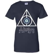Load image into Gallery viewer, Deathly Hallows For Seattle Mariners And Harry Potter Fans T-Shirt For Women