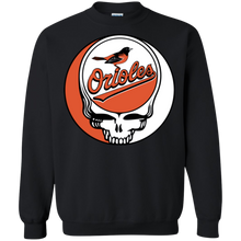 Load image into Gallery viewer, Baltimore Orioles Baseball Grateful Dead Steal Your Face Sweatshirt