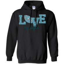 Load image into Gallery viewer, Glitter Love For Philadelphia Eagles Fans Hoodie Shirt