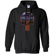 Load image into Gallery viewer, Auburn Tigers Football The Punisher Skull Hoodie Shirt