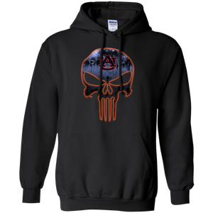 Auburn Tigers Football The Punisher Skull Hoodie Shirt