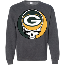 Load image into Gallery viewer, Green Bay Packers Footballl Grateful Dead Steal Your Face Sweatshirt