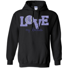 Load image into Gallery viewer, Glitter Love For Colorado Rockies Fans Hoodie Shirt