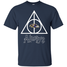Load image into Gallery viewer, Deathly Hallows For Baltimore Ravens And Harry Potter Fans T - Shirt For Men