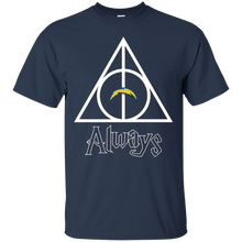 Load image into Gallery viewer, Deathly Hallows For Los Angeles Chargers And Harry Potter Fans T - Shirt For Men