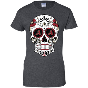 Arizona Diamondbacks Sugar Skull T-Shirt For Women