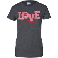 Load image into Gallery viewer, Glitter Love For Calgary Flames Fans T-Shirt For Women