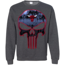 Load image into Gallery viewer, Chicago Bulls Basketball The Punisher Skull Sweatshirt