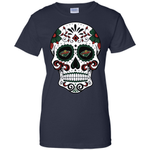 Load image into Gallery viewer, Minnesota Wild Sugar Skull T-Shirt For Women