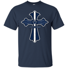 Load image into Gallery viewer, Cross Shirt For Jesus And Dallas Cowboys Fans T - Shirt For Men