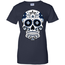 Load image into Gallery viewer, Tampa Bay Rays Sugar Skull T-Shirt For Women