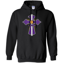 Load image into Gallery viewer, Cross Shirt For Jesus And Los Angeles Lakers Fans Hoodie Shirt