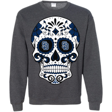 Load image into Gallery viewer, San Diego Padres Sugar Skull Sweatshirt